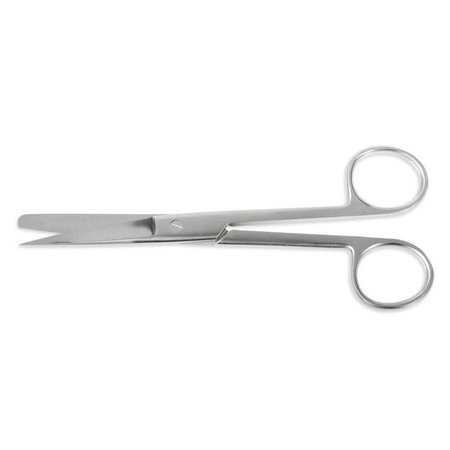 VON KLAUS Operating Scissors, 4.25in, Straight, Sharp/Blunt Tip, German Grade VK103-0611